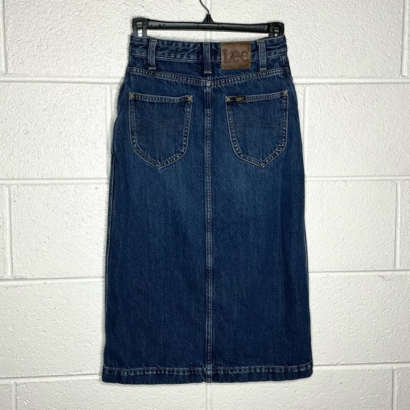 < Lee Vintage Modern High Rise Midi Skirt 25” > - Picture 3 of 3